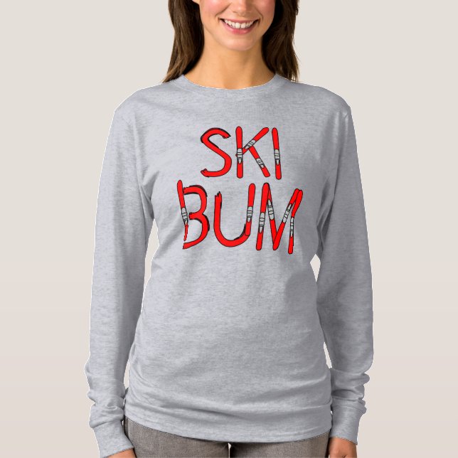 Camiseta Ski Bum Ski (Anverso)