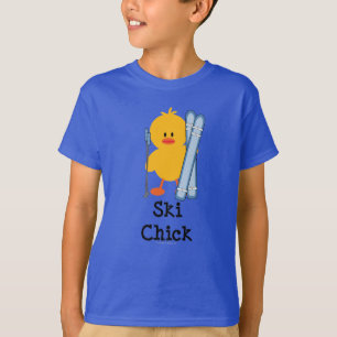 Camiseta Ski Chick Kids Organic Tee Shirt