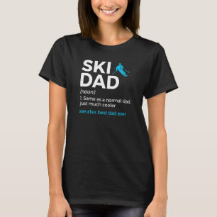 Camiseta Ski Dad Definición Esquí Mejor Papá Para Esquiar