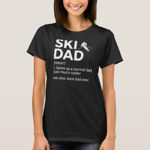 Camiseta Ski Dad Definición Esquí Mejor Papá Para Esquiar