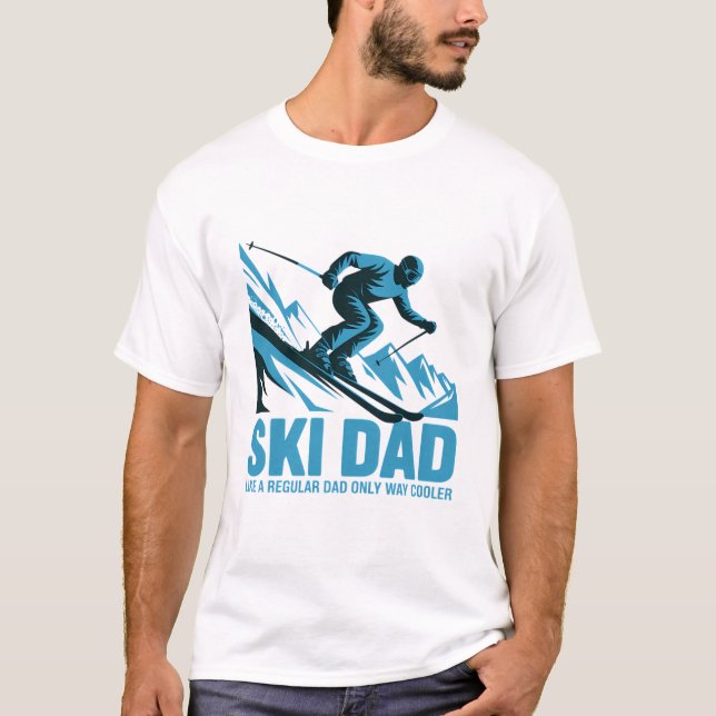 Camiseta Ski Dad Guay Mountain Design (Anverso)