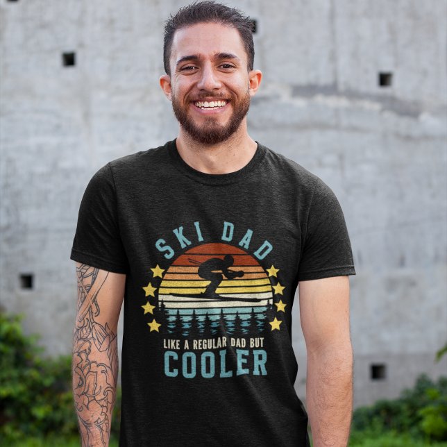 Camiseta Ski Dad Like a Regular Dad But Cooler (Subido por el creador)