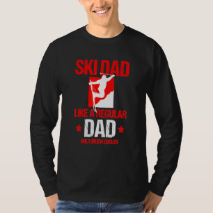 Camiseta Ski Dad Snowboard Esquí Nieve en invierno