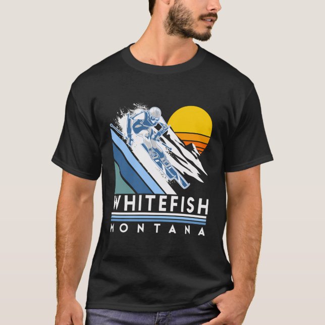 Camiseta Ski de Montana (Anverso)