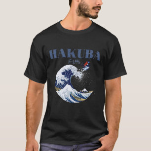 Camiseta Ski HAKUBA, arte japonés vintage