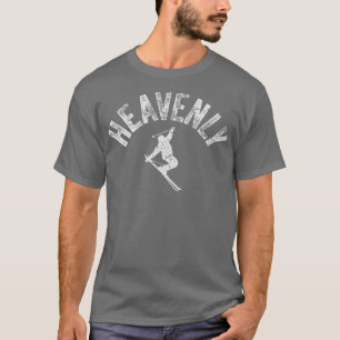 Camiseta Ski Heavenly Vintage California Esquí Guay Cali S