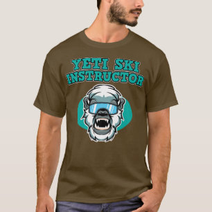 Camiseta Ski Instructor Skiing Skier Snowboard Winter Sport