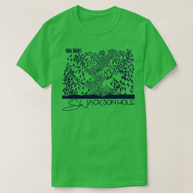 Camiseta Ski Jackson Hole TShirt (Diseño del anverso)