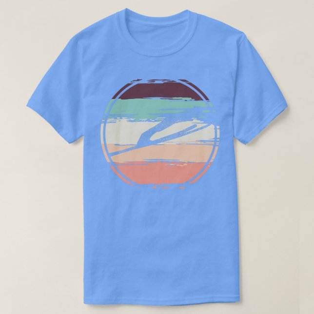 Camiseta Ski Jumping Retro (Diseño del anverso)