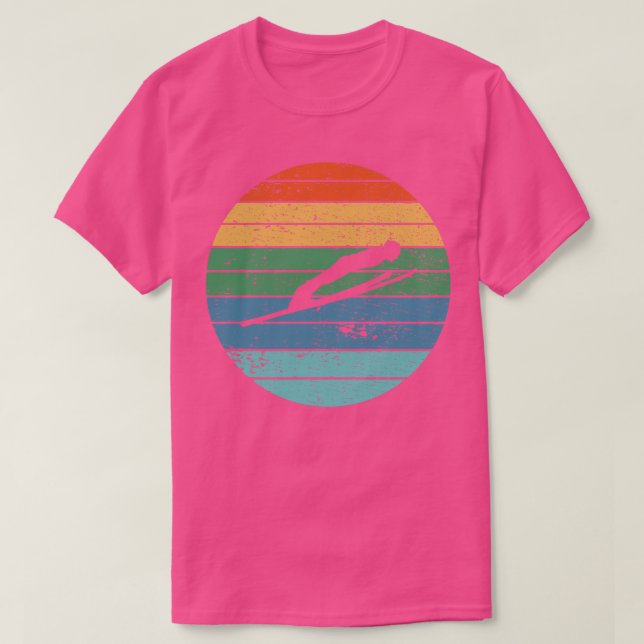 Camiseta Ski Jumping Retro 3 (Diseño del anverso)