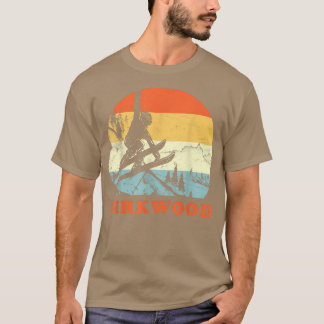 Camiseta Ski Kirkwood, California Vintage Retro Snow Sking