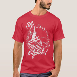 Camiseta Ski Kitzbuhel, Austria Vintage Snow Skiing Vacatio