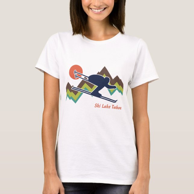 Camiseta Ski Lake Tahoe (Anverso)