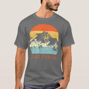 Camiseta Ski Lake Tahoe, California Vintage Retro Snow Skin