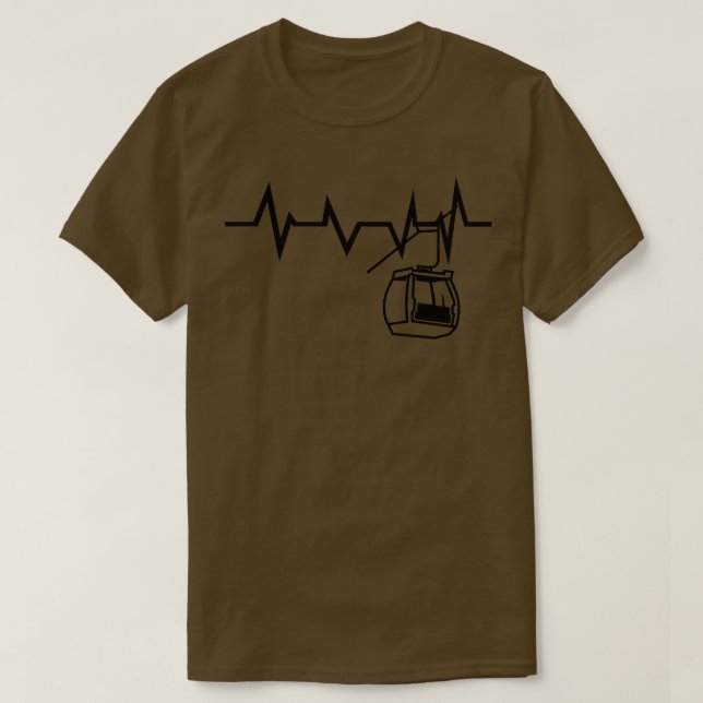 Camiseta Ski Lift Heartbeat Skip 2 (Diseño del anverso)