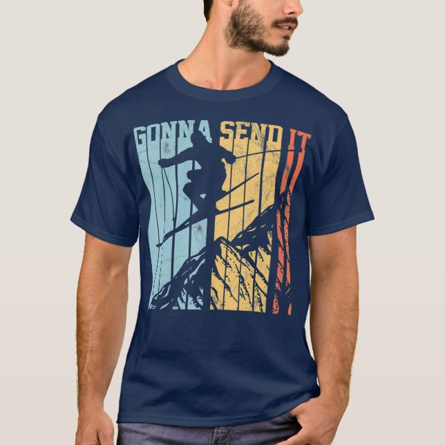 Camiseta Ski Lo Enviará Vintage Freestyle (Anverso)