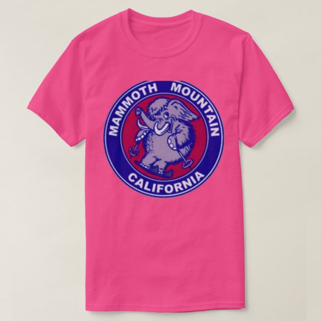Camiseta Ski Mammoth Mountain California (Diseño del anverso)