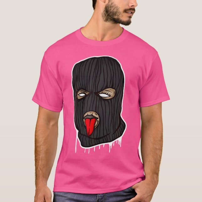 Camiseta Ski Mask Shirt Shoebox Dinero Hip Hop Retro Dinero (Anverso)