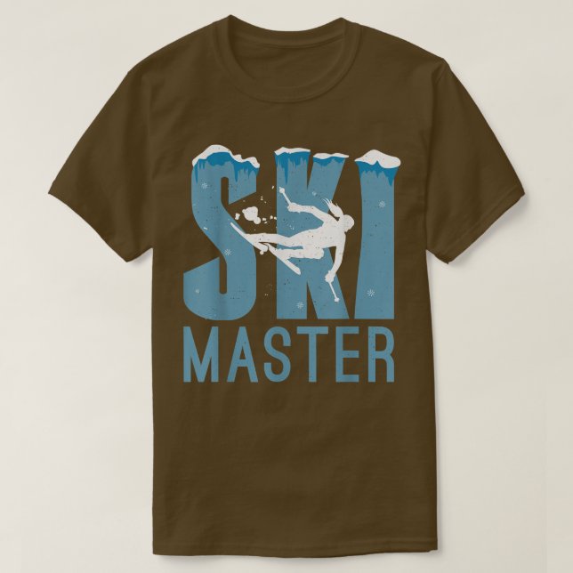 Camiseta Ski Master Snow Winter Sport Skiter (Diseño del anverso)