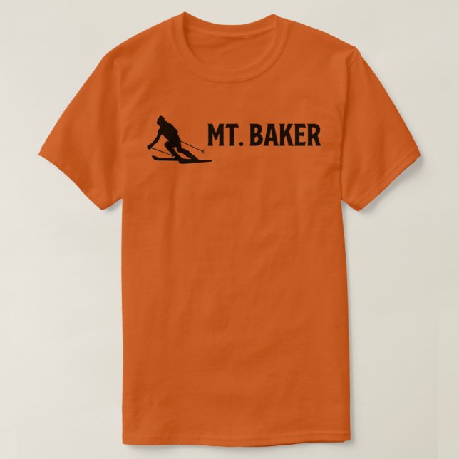 Camiseta Ski Mt Baker Mount Baker Ski Area Esquí (Diseño del anverso)