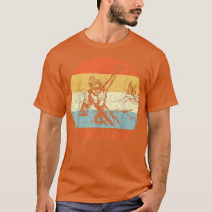Camiseta Ski Oregon Vintage Retro Snow