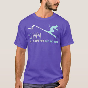 Camiseta Ski Papa Gracioso regalo para esquiar en invierno