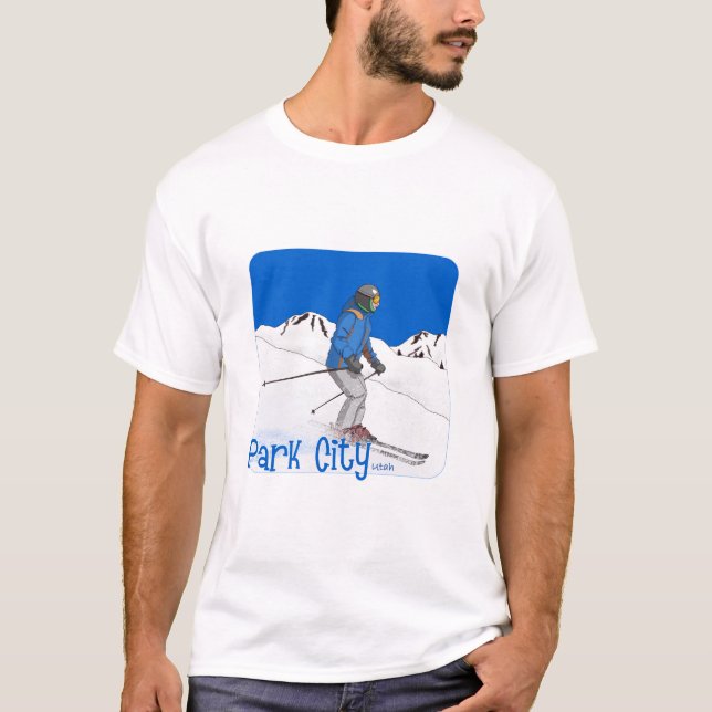 Camiseta Ski Park City, Utah (Anverso)