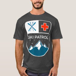 Camiseta Ski Patrol Winter Slopes Skiing Snowboarding