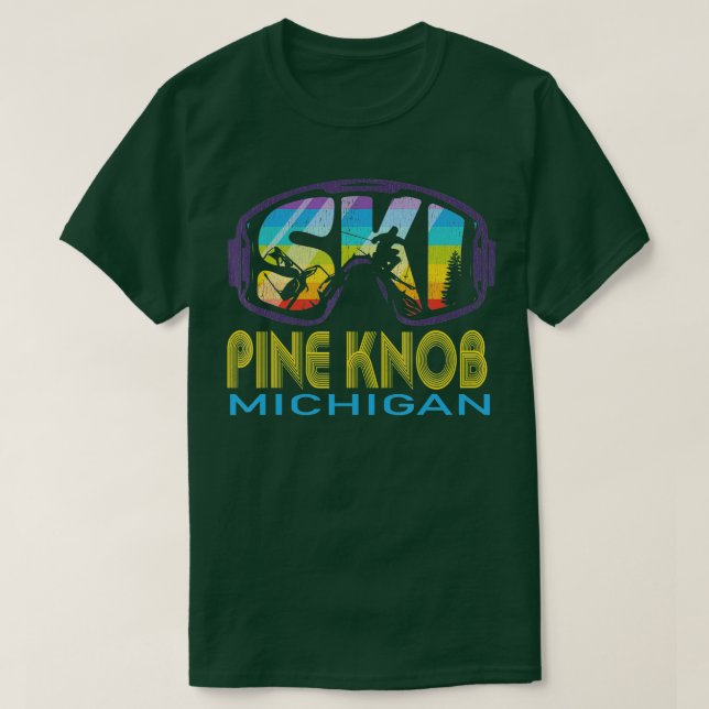 Camiseta Ski Pine Knob Michigan (Diseño del anverso)
