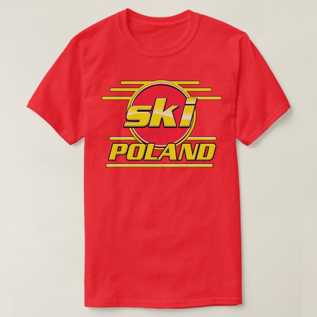 Camiseta Ski Polonia (Diseño del anverso)