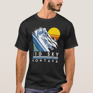 Camiseta Ski Retro Big Sky Montana