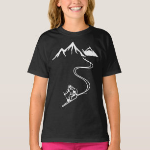 Camiseta Ski Skiing Mountains Skier Winter Sports