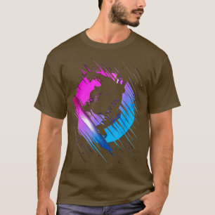 Camiseta Ski Snowboard Skiing Snow Mountain