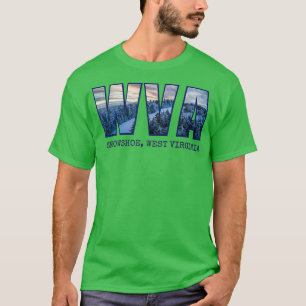 Camiseta Ski Snowshoe West Virginia Winter Vacation WVA Ski