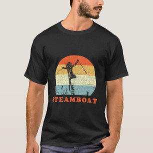 Camiseta Ski Steamboat Springscolorado Vintage Retro Snow S