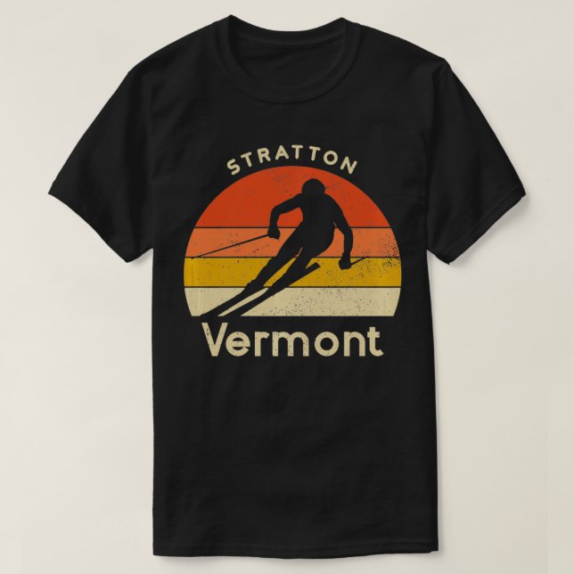 Camiseta Ski Stratton Vermont (Diseño del anverso)