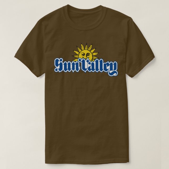 Camiseta Ski Sun Valley Idaho USA Sticker Apparo Home Deco (Diseño del anverso)