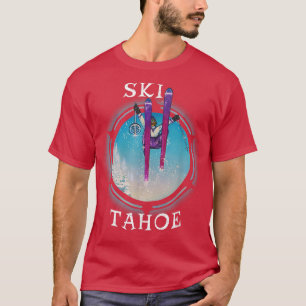 Camiseta Ski Tahoe, California Vintage Retro Snow Sking 645