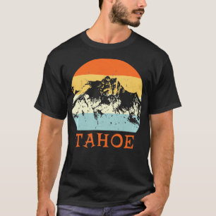 Camiseta Ski Tahoe, California Vintage Retro Snow Sking Pul