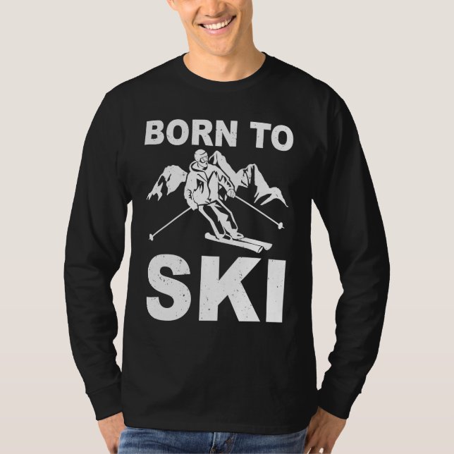 Camiseta ski tours cross country skiingmountains descent sk (Anverso)