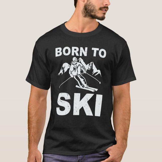 Camiseta ski tours cross country skiingmountains descent sk (Anverso)