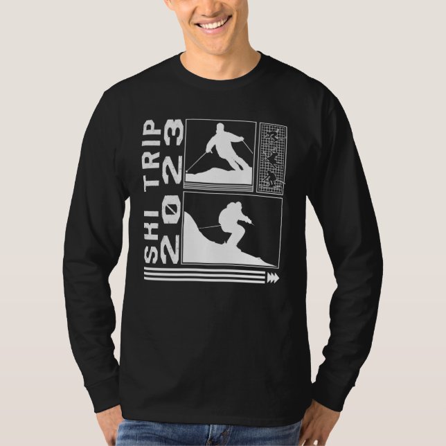 Camiseta Ski Trip 2023 Skiing Skier Winter Snowboard Snowbo (Anverso)