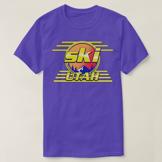 Camiseta Ski Utah 80 (Diseño del anverso)