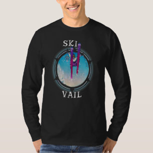 Camiseta Ski Vail Colorado Vintage Retro Ski 1