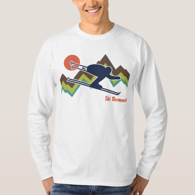 Camiseta Ski Vermont (Anverso)