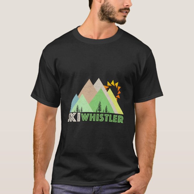 Camiseta Ski Whistler Whistler Bc (Anverso)