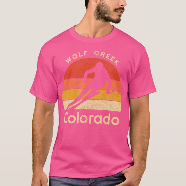 Camiseta Ski Wolf Creek Colorado Mountain (Anverso)