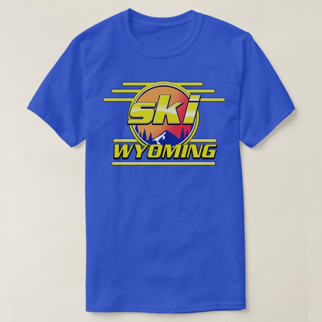 Camiseta Ski Wyoming (Diseño del anverso)
