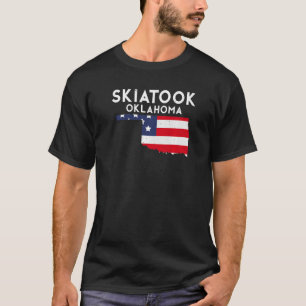 Camiseta Skiatook USA State America Travel Oklahoman