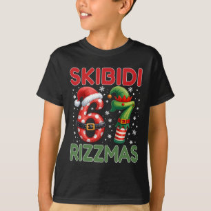 Camiseta Skibidi Rizzmas 67 Navidad Seis Siete Navidad Dive